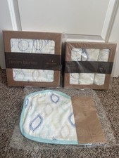 NWT Lot Of 3 Aden  Anais Baby Items Dream Blanket Swaddles And Burpy Bib Sprout
