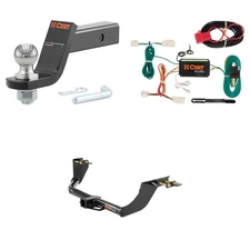 CURT Tow Cargo Package Trailer Hitch, Wiring Harness, 45056 2in Ball Mount 13163