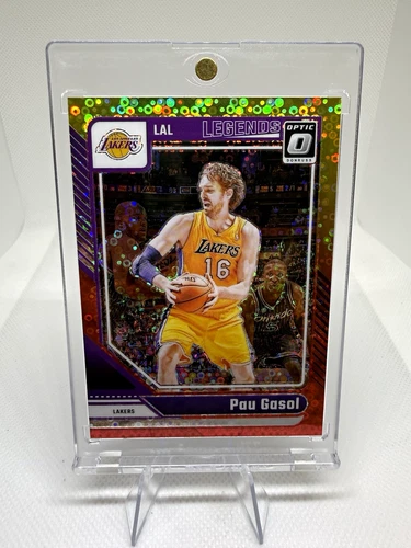 🔥 Pau Gasol 2024 Donruss Optic Fast Break Red/Yellow /7 Lakers🔥