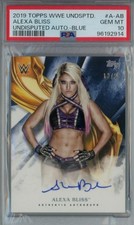 2019 Topps WWE Undisputed Alexa Bliss Undisputed Auto Blue PSA 10 /25 SP