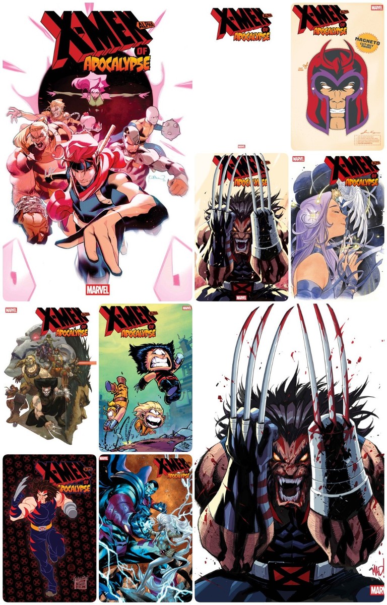 X-MEN OF APOCALYPSE ALPHA #1 **COVER SELECT** [1:25][1:50][1:100