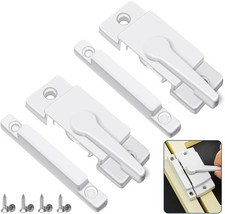 Sliding Window Sash Locks White 2 Pack Cam Sash Locks for Double Hung Window La