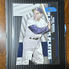 Topps 2021 Update Yogi Berra New York Yankees Platinum Players Die-Cut #PDC-65