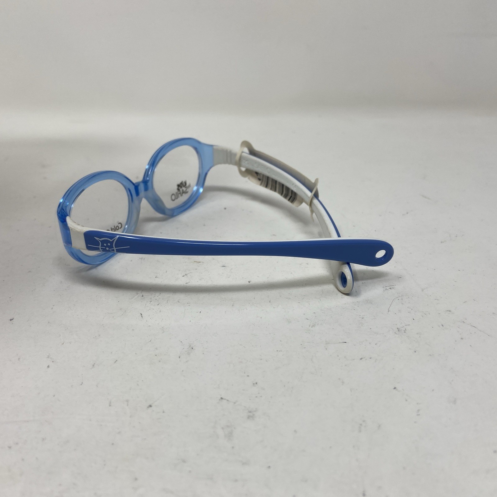 SAFILO EYEWEAR SA 0001 R7Y 36-14-100 BLUE WHITE EYEGLASSES KIDS SZ15