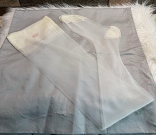 Vintage Seamless Stockings Knit Of 100 Nylon Seconds Size 10 RHT 32  White
