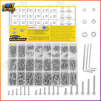 Schrauben Set M2 M3 M4 Edelstahl Innensechskantschrauben Mit Muttern 900 Stk