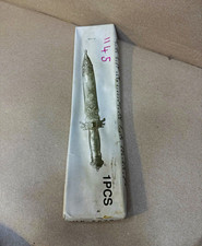 Stainless Steel Decorative Dirk Dagger, Hidden Tang Double Edge w/ Sheath Box