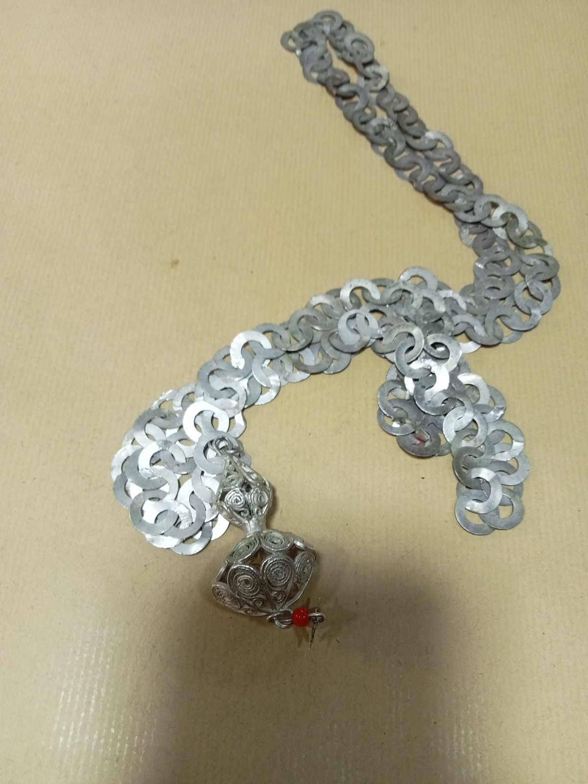 Antique Solid Silver Necklace Traditional Antique… - image 2