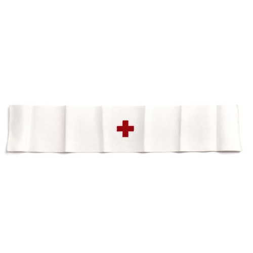 German Red Cross Armband Military Surplus White Cotton Embroidered Medic