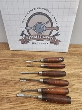 Vintage E.C. Lyons 6 Piece Carving Chisel Set
