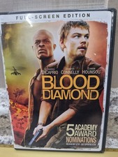 Blood Diamond DVD 2006 Full-Screen Edition Leonardo DiCaprio Jennifer Connelly