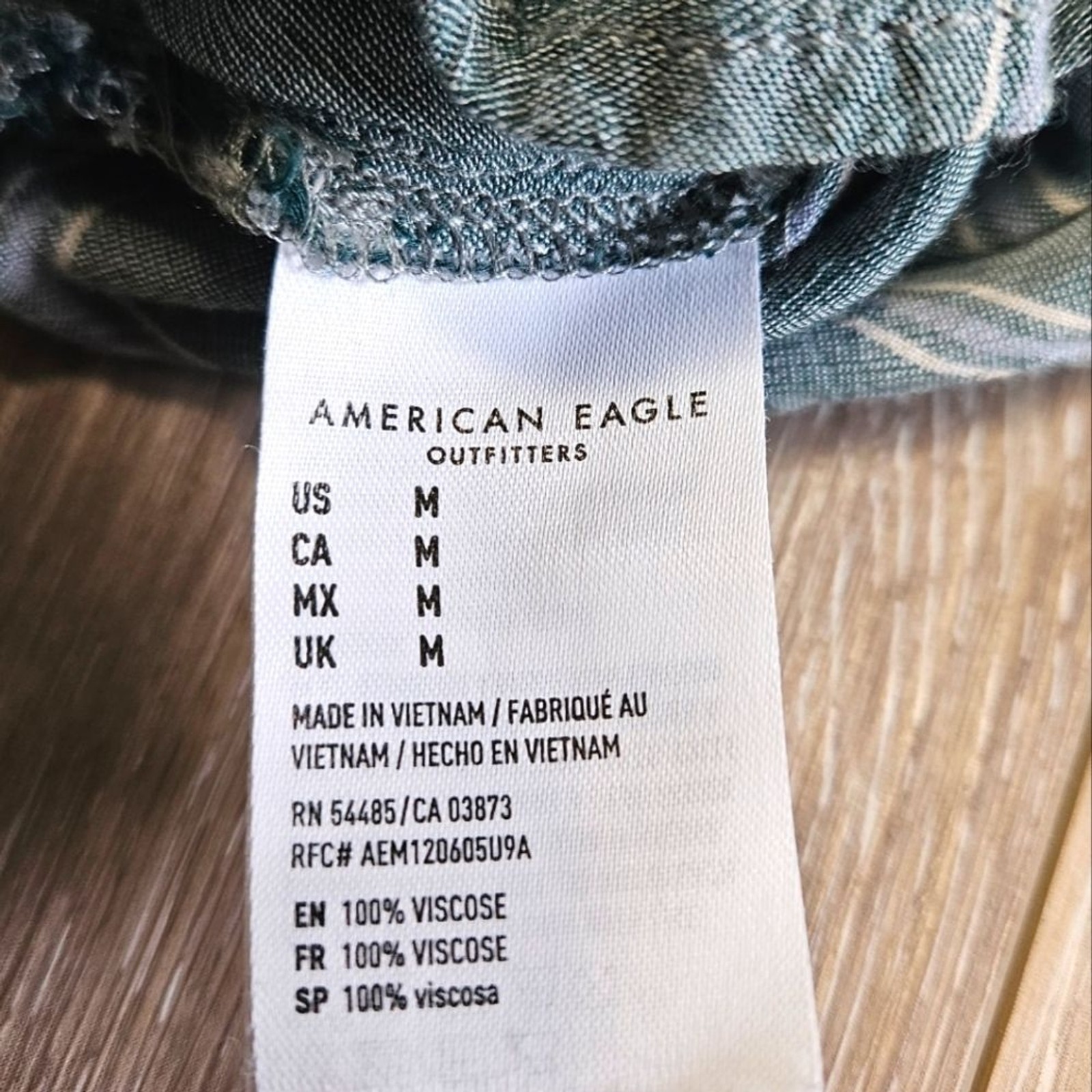 American Eagle Button Down Striped Lightweight Bl… - image 4