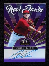 2019 Leaf Valiant New Dawn Purple Prismatic 7/15 Cameron Cannon #ND-CC2 Auto uk2