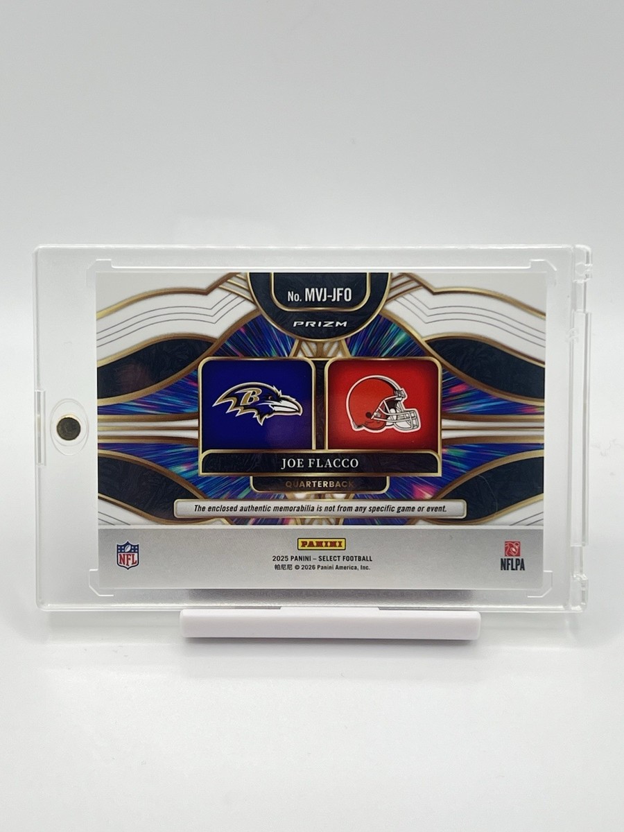2025 Panini Select #MVJ-JFO Joe Flacco Multiverse Blue Prizm