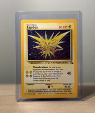 Zapdos 15/62 Fossil Holo Rare English 1999 Unlimited Pokémon TCG 80 HP on eBay