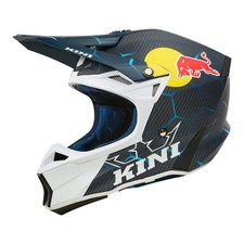 Casco moto Kini Red Bull MXC2 2.0 blu bianco M motocross fuoristrada enduro