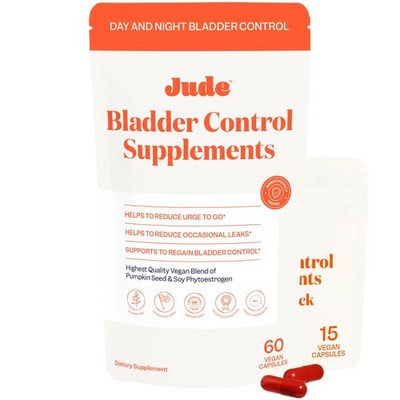 Jude Bladder Control Supplements for Women | Overactive Bladder Support Pills to