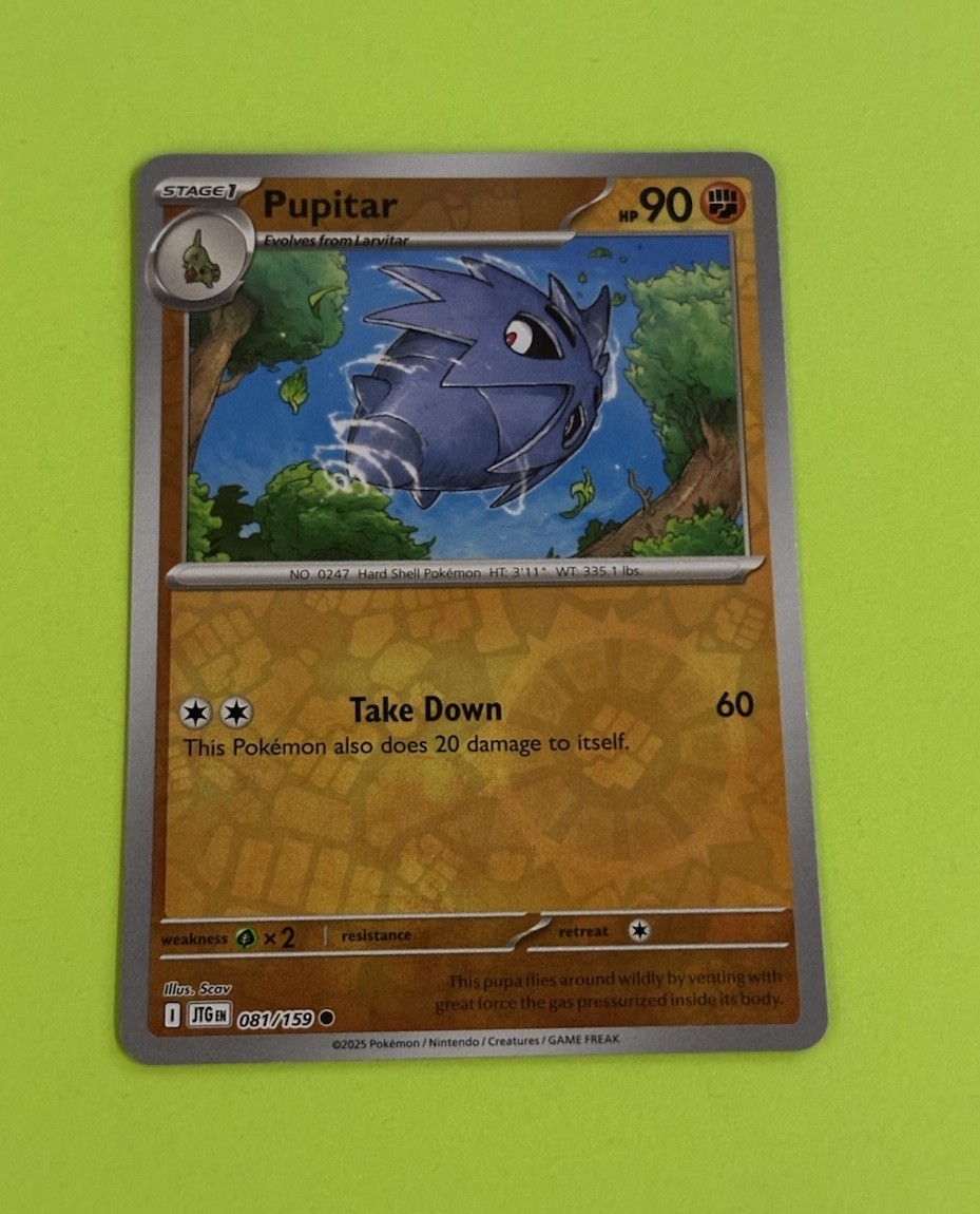 Pupitar 81/159 Reverse Holo Pokemon Journey Together