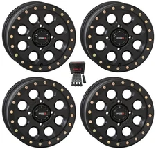 System 3 SB-7 15" Wheels Black (6+1/4+3) Pioneer 1000 / Talon (4)