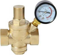 Druckregler Wasser 1/2 3/4 1 1-1/4 Zoll - Wasserdruckminderer Mit Manometer