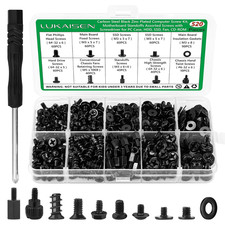 520PCS Computer Screws Assortment Kit, PC Case Fan Motherboard Standoff HDD SSD