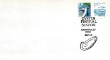 US SPECIAL EVENT CANCELLATION COVER OYSTER FESTIVAL STATION AT EAST NORWALK CT