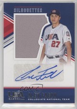 2018 USA Baseball Stars & Stripes Jerseys Blue Ink /199 Alex Faedo #157 Auto w5b
