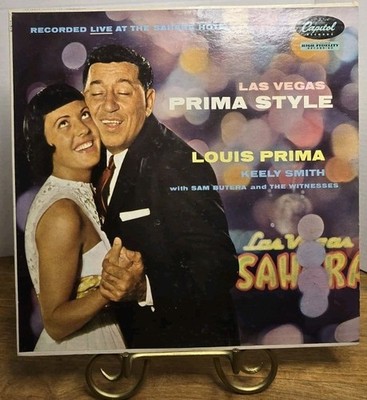 Louis Prima Keely Smith Las Vegas Prima Style 1958 Capitol T-1010 Vinyl LP VG+