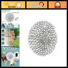 10ft Stainless Steel Chain - Heavy Duty Link for Outdoor, Camping  Home Use