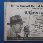 Chicago Cubs Harry Wismer ABC Radio Wrigley Field 1946 All American BoysGame — photo 2