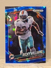 2025 Prizm Black Ricky Williams 075/125 Blue Ice Prizm Dolphins NICE