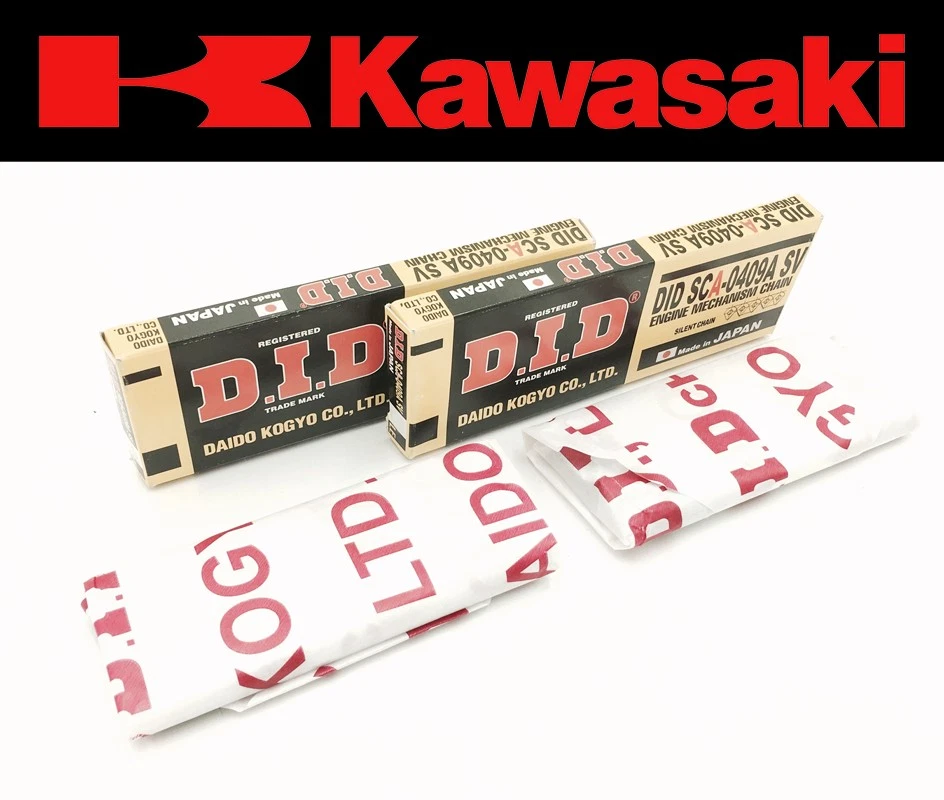 Juego de (2) cadena de leva de distribución D.I.D OEM Kawasaki Vulcan 88/88SE/1500L (delantera-trasera) Foto 2 de 3