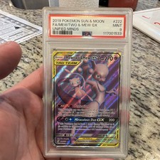 Mewtwo & Mew GX (Full Art) 222/236 Sm-Unified Minds Holo