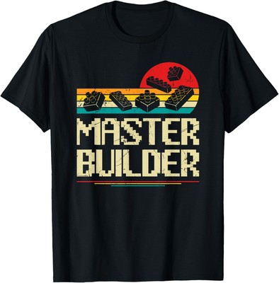 Master Builder Kids Block Building Brick Builder T-Shirt Hoodie