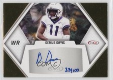2023 SAGE High Series Auto Gold 23/100 Derius Davis #A-DD3 Auto 0b2