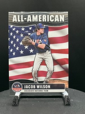 2026 Panini Stars & Stripes Prizm ALL-AMERICAN #23 JACOB WILSON