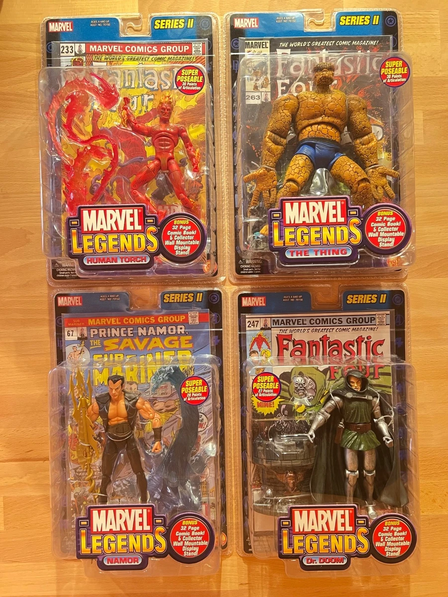 ToyBiz Comic Book Heroes The Thing Fantastic Four Action Figures