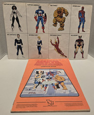 Marvel Super Heroes RPG Campaign Book and Character Cards 1984 TSR FREE SHIPPING