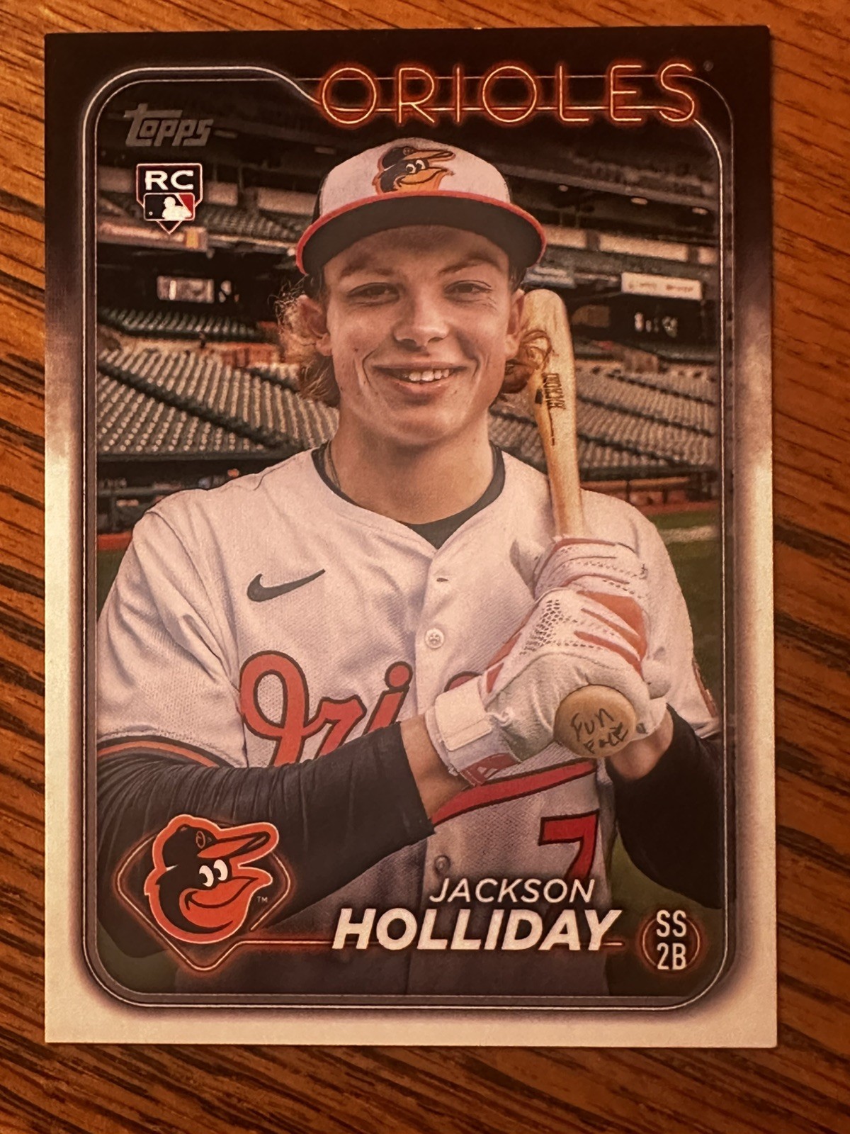 2024 Topps Series 2 #697 Jackson Holliday Fun Face SSP RC