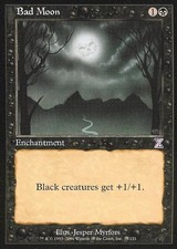 MTG English Bad Moon NM Normal Time Spiral Time Shifted