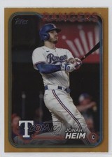 2024 Topps Series 1 Gold Foil Jonah Heim #235 11ns