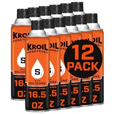Kroil Penetrating Oil with Silicone Aerosol Spray-16.5oz Can-Case of 12 