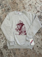 1990s Sherlock Holmes Gray Vintage Sweatshirt Size XL Made In USA