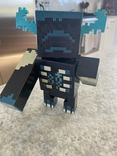 Mattel Minecraft Warden Action Figure with Sounds and Lights Tested and Works