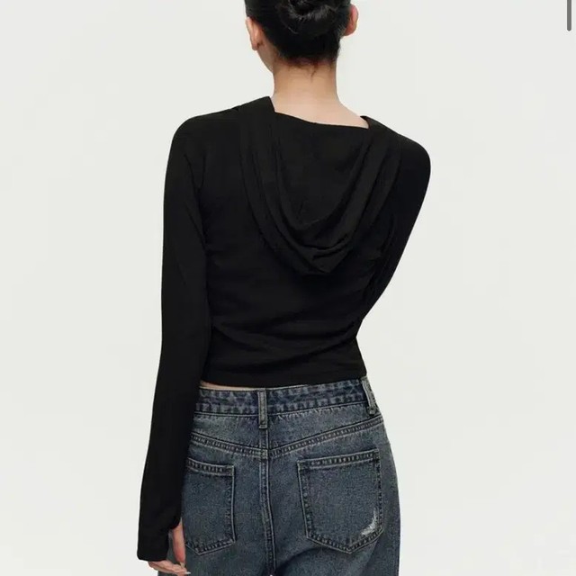 MUSINSA Standard Women's Slim Hoodie Long Sleeve T-Shirt XL