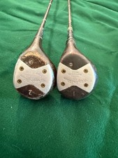Antique Wright  Ditson RH  1 wood and 2 wood golf clubs