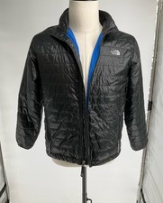 The North Face Black Zip-Up Puffer Jacket Size Boys L 14/16