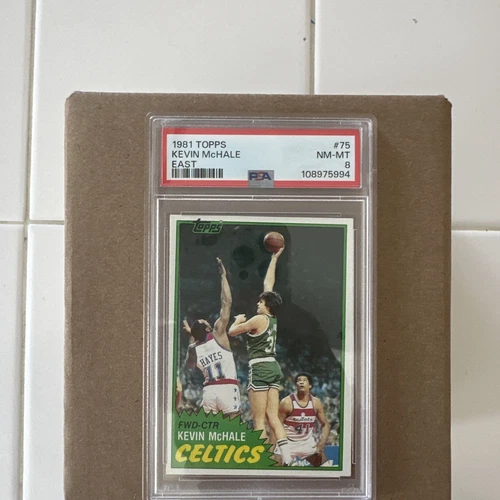 1981 Topps Kevin McHale RC PSA 8