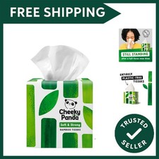 Bamboo Facial Tissues Cube Box | Soft, Strong and Sustainable Tissues | Perfe...