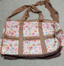 Rilakkuma Floral 2-Way Boston Bag with Detachable Strap Used